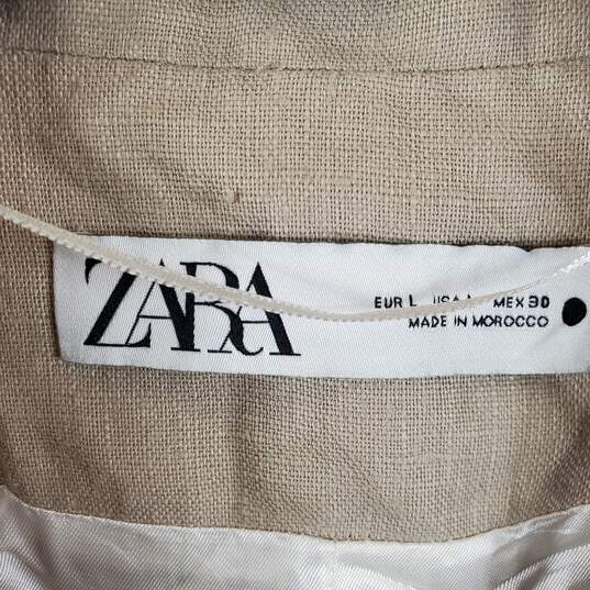 Zara Women Beige Blazer L image number 3