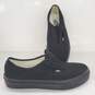 Vans Unisex Black Sneakers Size 8m/9w-NO Lace image number 1
