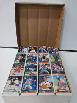 14.5lb Bundle of Assorted Sports Trading Cards In Box alternative image