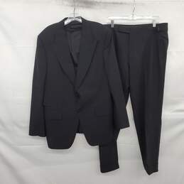Tom Ford Men's Black Wool 2-Piece Suit Size 52R (Coat) / 54 R (Pants) w/COA