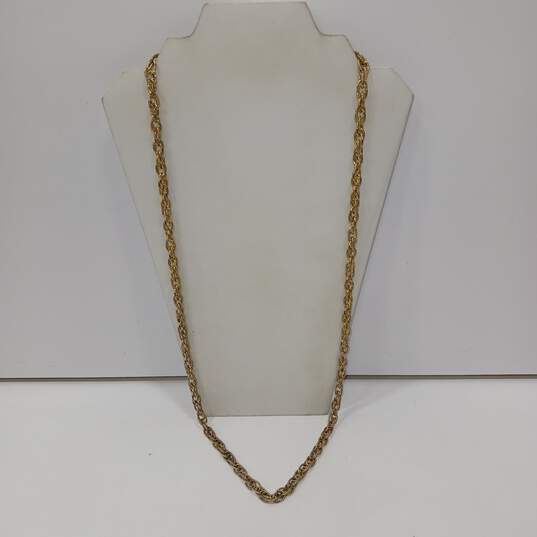 Bundle of Faux Gold Tones Costume Jewelry image number 5
