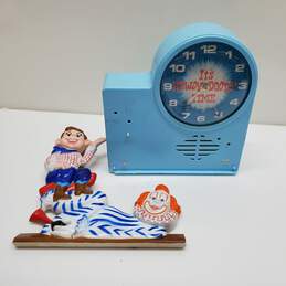 It’s Howdy Doody Time! Talking Alarm Clock For Parts/Repair