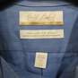 Gold Label Men's Blue Button-Up Size 17/35 NWT image number 3