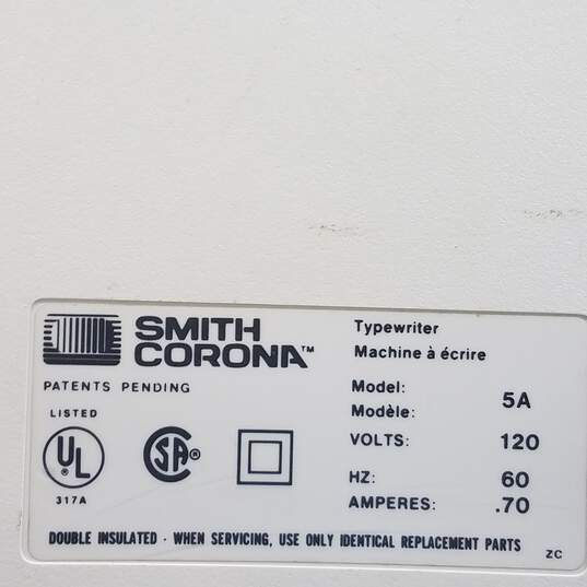 Smith Corona XL1500 Portable Electric Typewriter image number 5