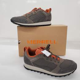 Merrell Men's Alpine Sneaker Beluga Dark Greige Suede Hiking Shoes Size 9