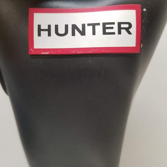 Hunter Women's Tall Black Rain Boots Size. 7 image number 8