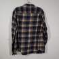 Mens Plaid Collared Long Sleeve Chest Pockets Button-Up Shirt Size X-Large image number 2