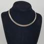 ATI Sterling Silver 16" Omega Link Chain Choker 24.8g image number 1