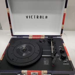 Victrola Union Jack Portable Record Player