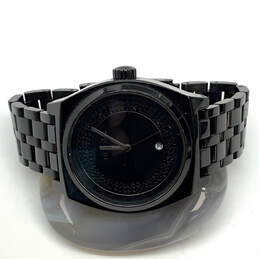 Designer Nixon Black Monopoly Stainless Steel Quartz Analog Wristwatch