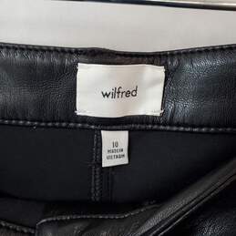 Wilfred Black Melina Pants High Rise Straight Leg Women's Size 10 NWT alternative image