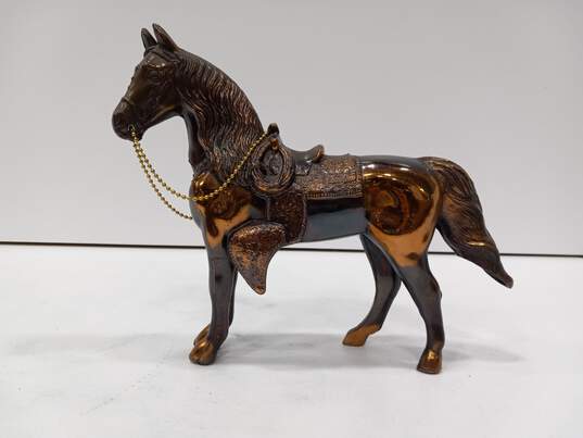 Metal Equestrian Horse Statute image number 3