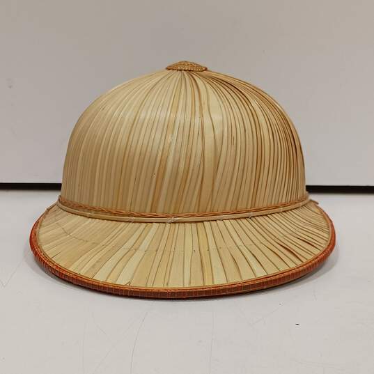 Handmade Bamboo Woven Baseball Cap image number 1
