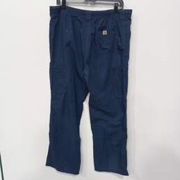 Carhartt Blue Cargo Pants Men's Size 36x28 alternative image
