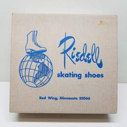 Vintage Riedell Skating Women Shoes Size 7 White with Box