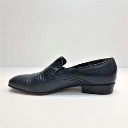 Florshem Blue Leather Loafers Men US 11.5