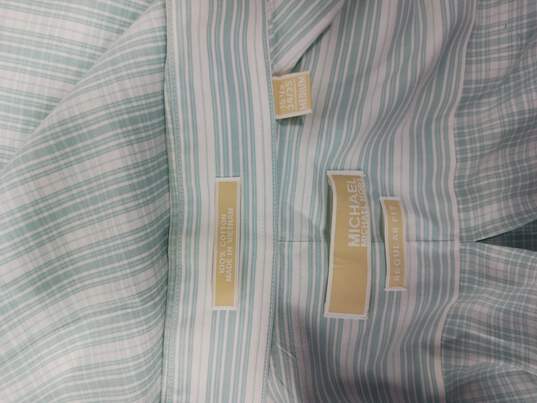Michael Kors Men's Dress Shirt Size 15.5 image number 5
