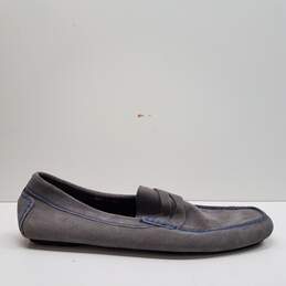 To Boot New York Adam Derrick Leather Loafers Size 10.5 Grey