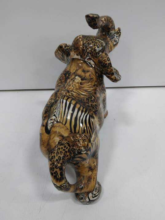 Vintage La Vie Safari Collection Elephant Figurine image number 4