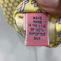 NWT Mens Yellow Pink Ribbon Breast Cancer Awareness Pointed Necktie image number 5