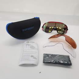 Tifosi Sledge Red Interchangable Lens Sports Sunglasses