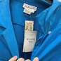 NWT Talbots Womens Blue Long Sleeve Button-Up Shirt & A-Line Skirt Set Size 12 image number 6