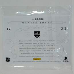 2013-14 Martin Jones Panini National Treasures Rookie Timeline Prime Materials /50 LA Kings alternative image