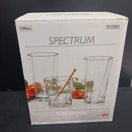 Spectrum 12 Pc Crystal Glassware Set IOB alternative image