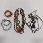 Bundle of Assorted Wooden Beaded Fashion Jewelry image number 1