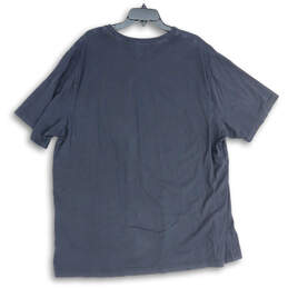 Mens Black Short Sleeve V-Neck Pullover T-Shirt Size 2XLT alternative image