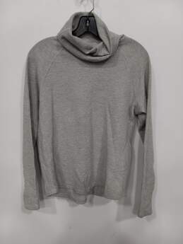 Kuhl Women's Gray LS Waffle Knit Turtleneck Pullover Thermal Sweater Size M