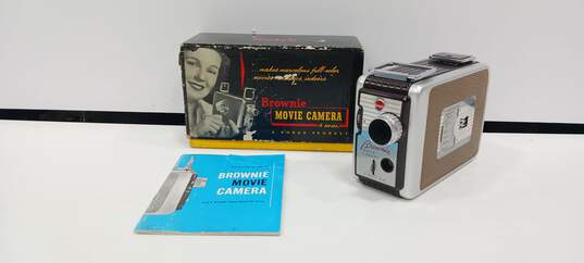 Vintage Kodak Brownie 8mm Movie Camera w/Box image number 1