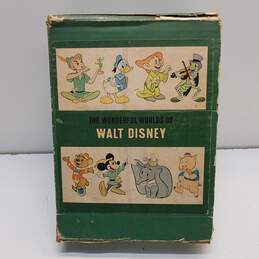 Golden Press The Wonderful Worlds of Walt Disney Books Box Set