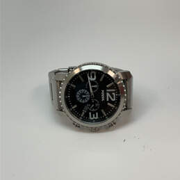 Designer Fossil Gage BQ1708 Silver-Tone Stainless Steel Analog Wristwatch alternative image