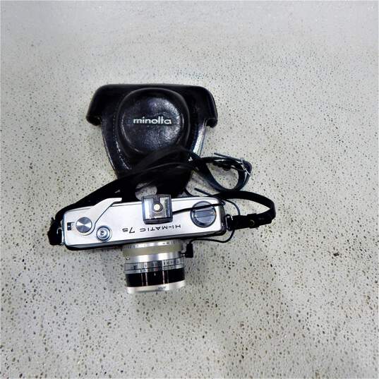 Vintage Minolta 7s Hi-Matic Film Camera 45mm Lens image number 5