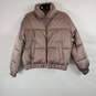 Abercrombie & Fitch Women's Tan Puffer Jacket SZ S NWT image number 1