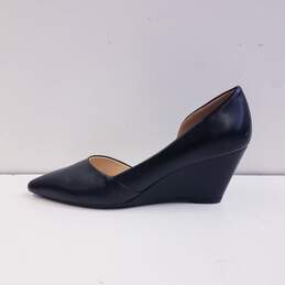 Kenneth Cole Reaction Eltinn Pointed Toe Black Wedge Heels  MSHAPR22 Size 6.5 alternative image