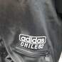 Adidas Shiny Black Track Top Jacket Size Small Chile 62 image number 3