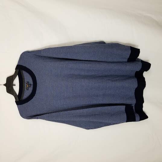 Club Room Blue Pattern Sweater 3XB image number 1