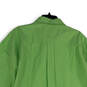 NWT Mens Green Collared Long Sleeve Pullover Button-Up Shirt Size 3XL image number 3