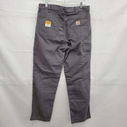 Carhartt MN's 100% Cotton Gray Cargo Pants Size 34 x 34 alternative image