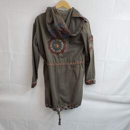 Calypso St. Barth Panya Hand Embellished Embroidered Cotton Jacket Women's Size S alternative image