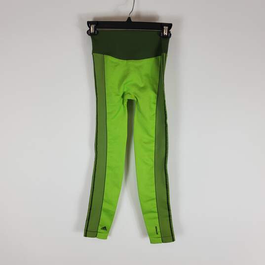 Adidas Women Green Active Wear Leggings S NWT image number 1