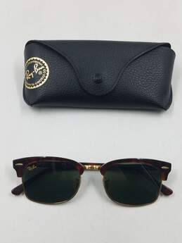 Ray-Ban Clubmaster Square Tortoise Sunglasses