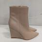 Marc Fisher Women's MLDAYNA Taupe Leather Dayna Wedge Bootie Size 8.5M image number 2