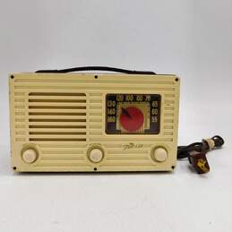 Vintage TRAV-LER Model 5022 Portable Tube AM Radio PARTS & REPAIR