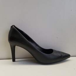 Michael Kors Leather Pump Heels Black 8.5