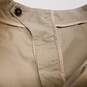 Unisex Adults Khaki Pleated Front Mid Rise Casual Bermuda Short Size 42 image number 5