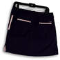 Womens Blue Pink Golf Side Slit Pockets Back Zip Short Athletic Skirt Sz 8 image number 2