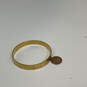 Designer Kate Spade Gold-Tone Round Shape Classic Bangle Bracelet With Box image number 2